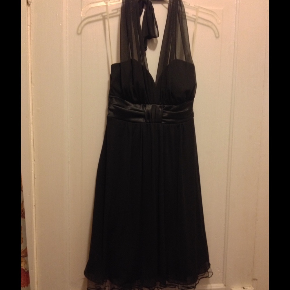 Black Halter Dress